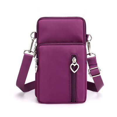 Solid Color Mobile Phone Bag Female Messenger