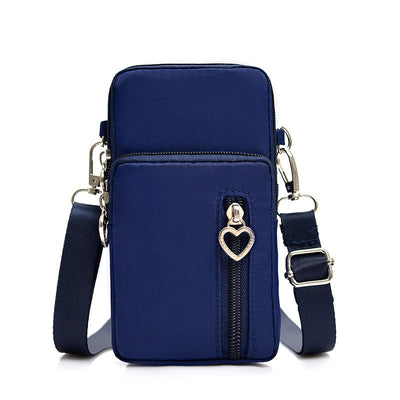 Solid Color Mobile Phone Bag Female Messenger