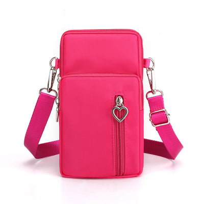 Solid Color Mobile Phone Bag Female Messenger