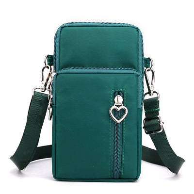 Solid Color Mobile Phone Bag Female Messenger