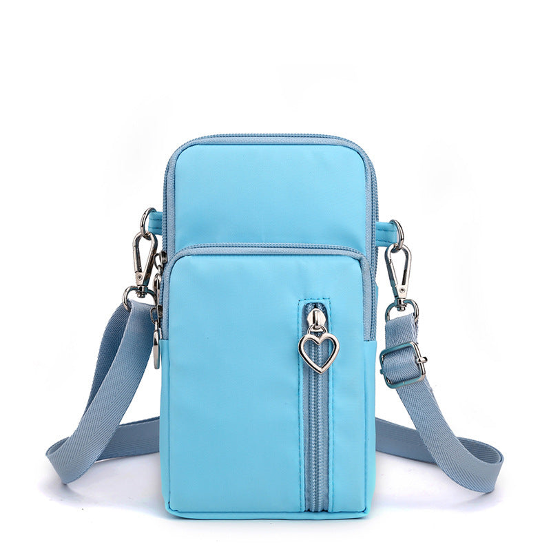 Solid Color Mobile Phone Bag Female Messenger