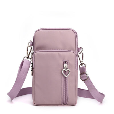 Solid Color Mobile Phone Bag Female Messenger