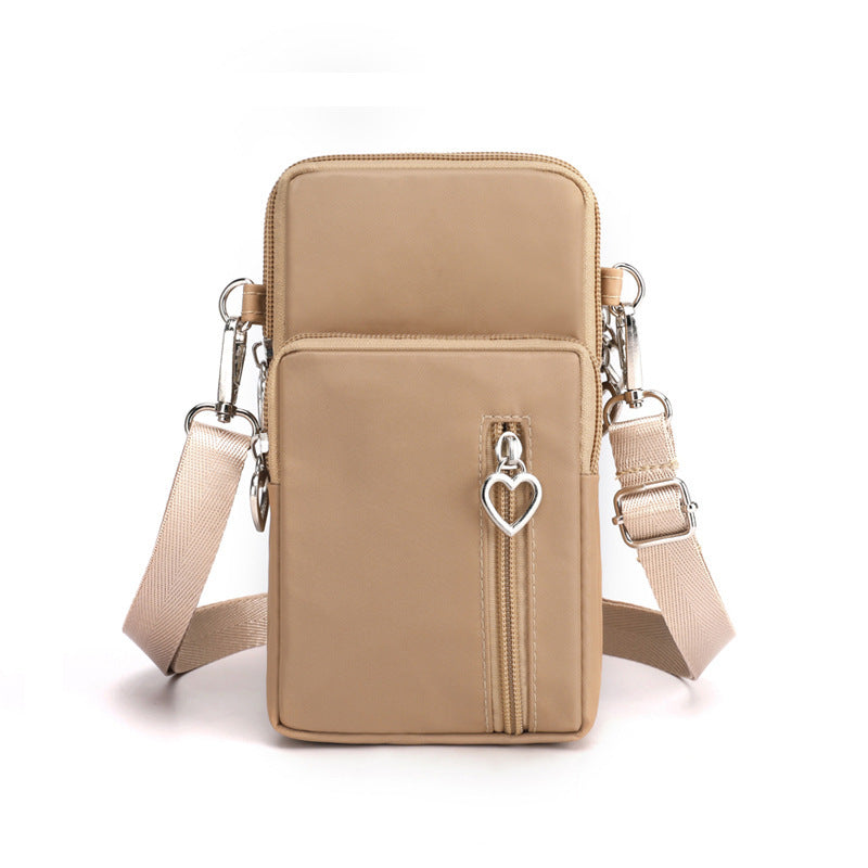 Solid Color Mobile Phone Bag Female Messenger