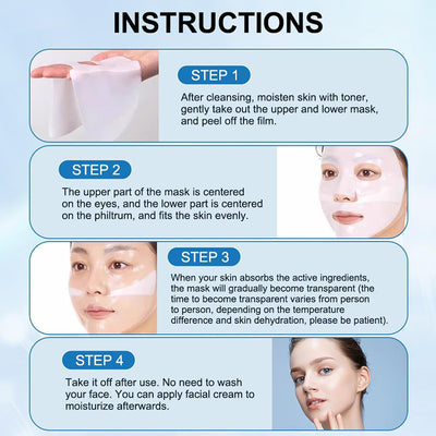 Face Mask Shrink Pore Moisturizing Refreshing Brightening