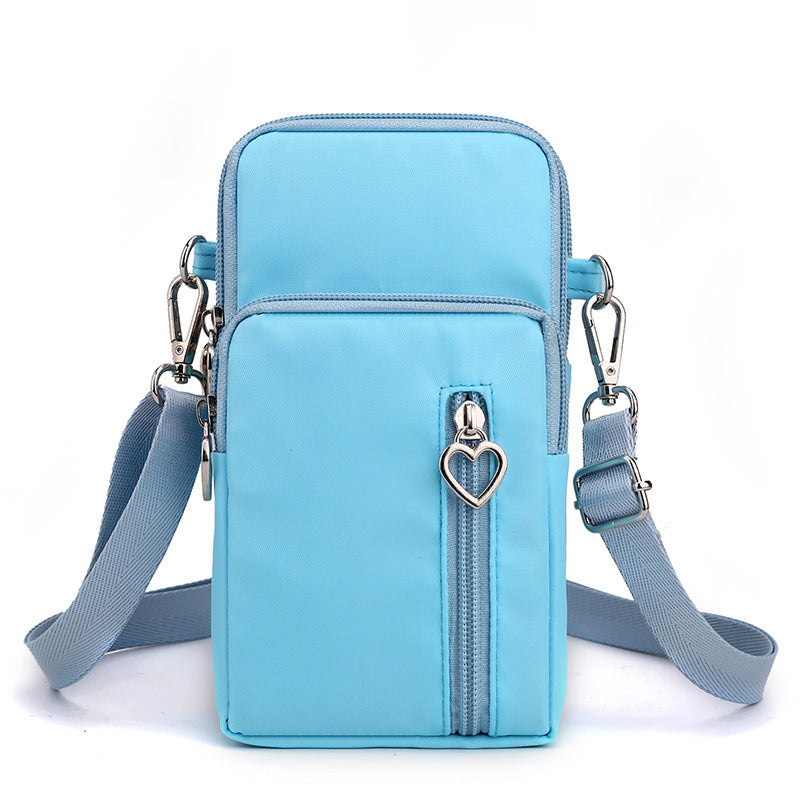 Solid Color Mobile Phone Bag Female Messenger