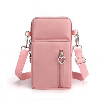 Solid Color Mobile Phone Bag Female Messenger