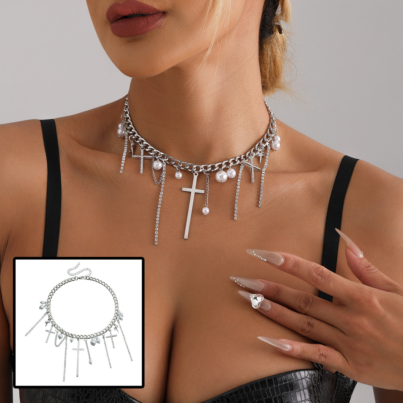 Collarbone Chain Jewelry Cool Spicy Girl Necklace