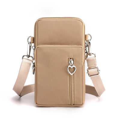 Solid Color Mobile Phone Bag Female Messenger