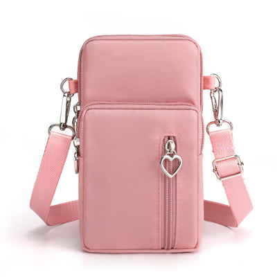 Solid Color Mobile Phone Bag Female Messenger