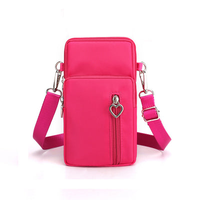 Solid Color Mobile Phone Bag Female Messenger