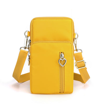 Solid Color Mobile Phone Bag Female Messenger