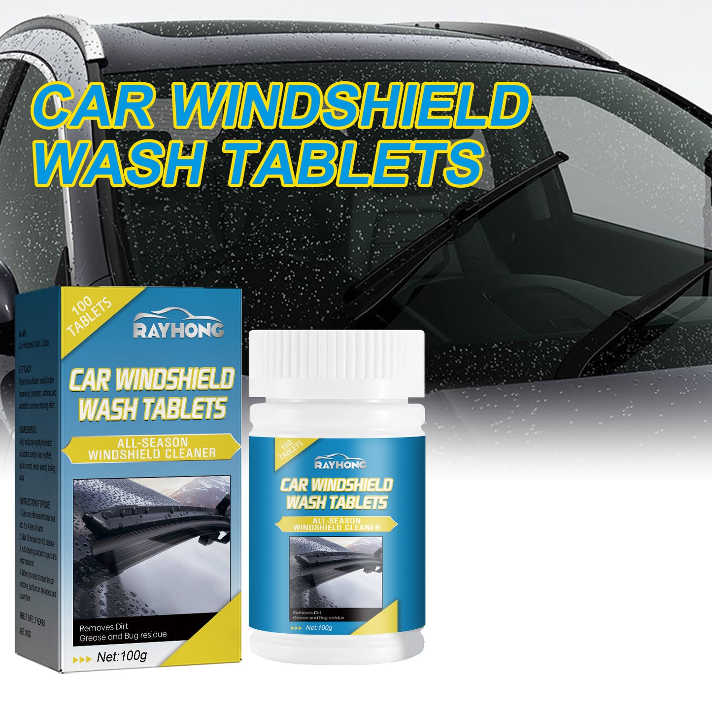 Car Windshield Cleaning Sheet